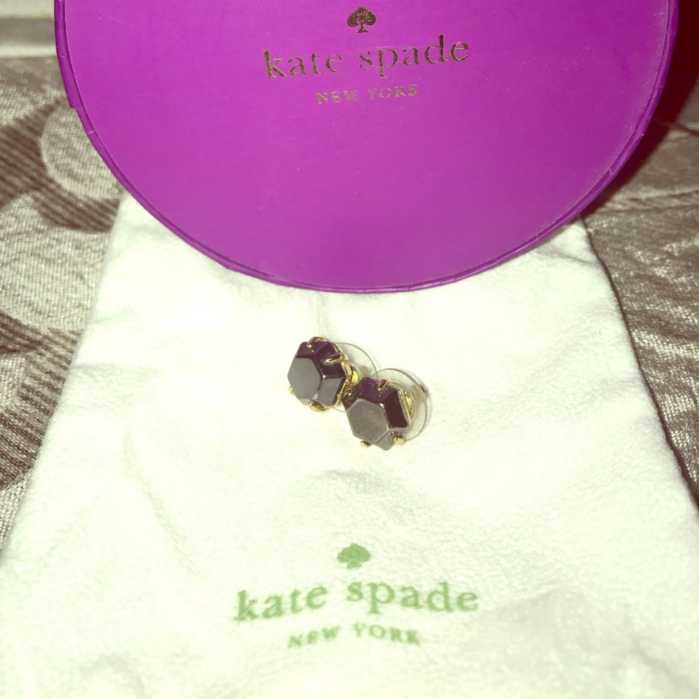 Kate Spade Black Stud Earrings